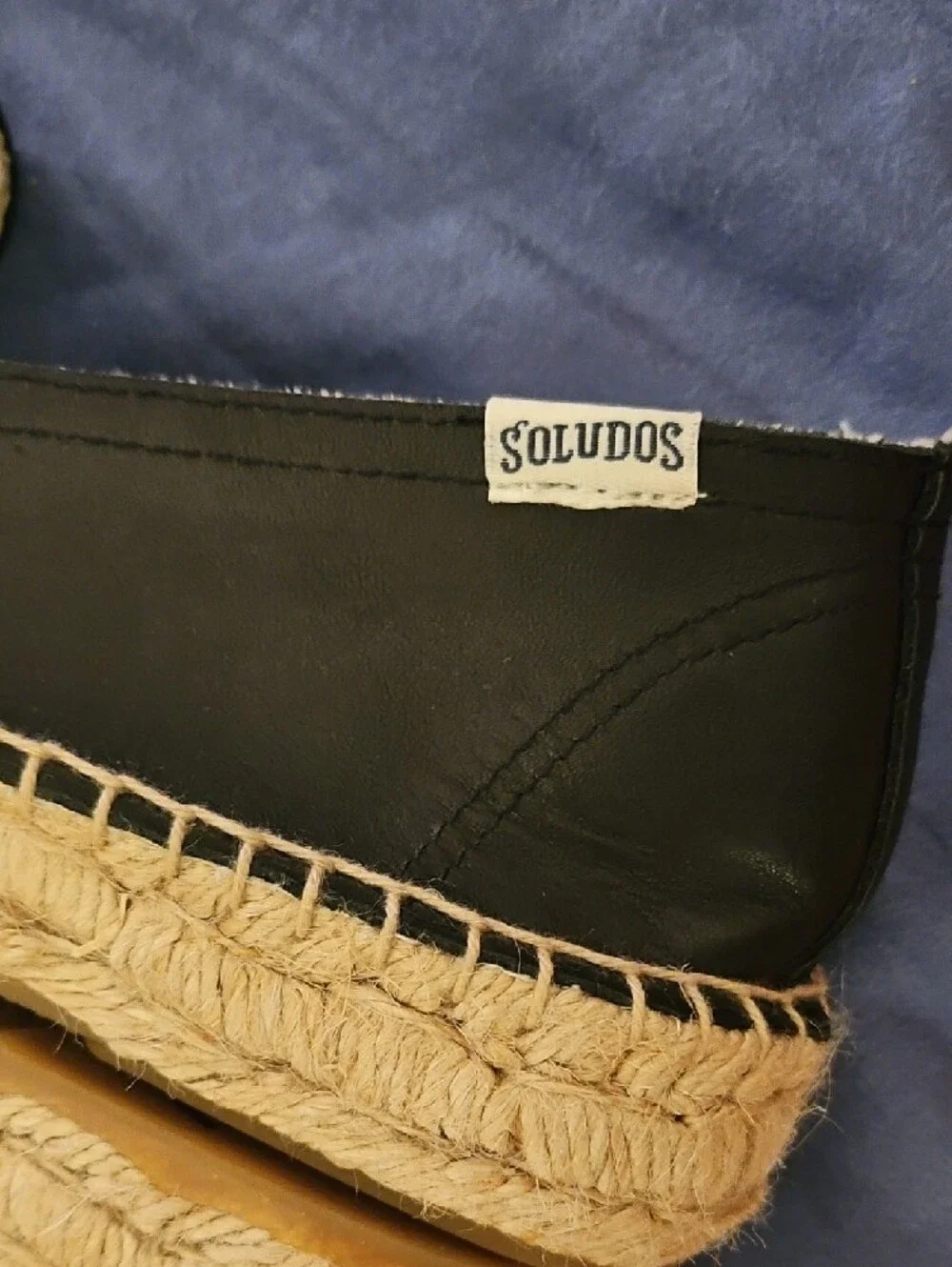 Soludos Dark Navy Blue Slip-On Espadrilles